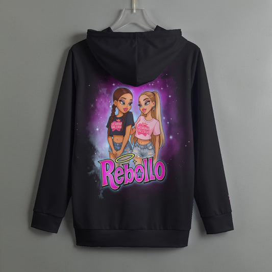 Sudadera primavera-verano negra Rebollo